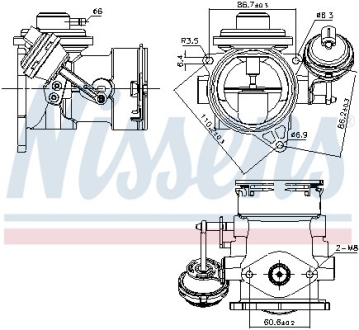 Клапан EGR NISSENS 98297