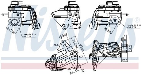 Клапан EGR NISSENS 98348