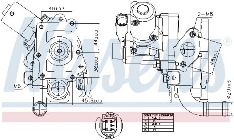 Клапан EGR NISSENS 98514