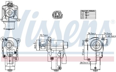 Клапан EGR NISSENS 98552