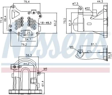 Рециркуляція відпрацьов. газів NISSENS 989313