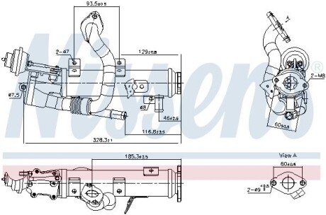 Рециркуляция отработок. газов NISSENS 989448