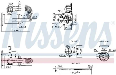 Рециркуляція відпрацьов. газів NISSENS 989453