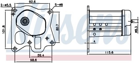 Рециркуляція відпрацьов. газів NISSENS 989455