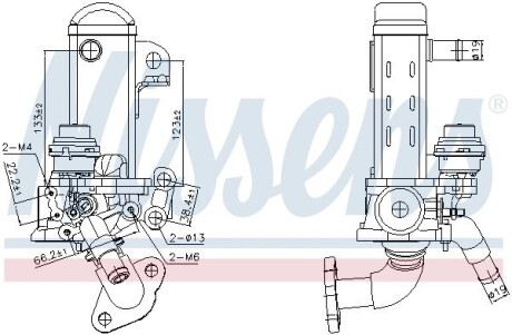 Клапан EGR NISSENS 989461