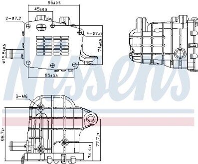 Рециркуляція відпрацьов. газів NISSENS 989481