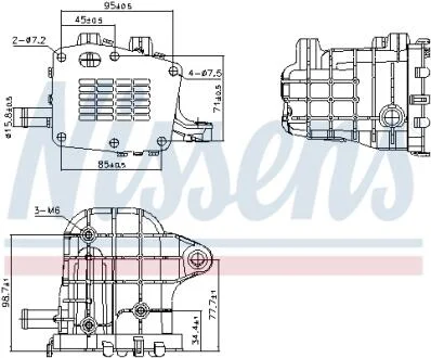 Рециркуляція відпрацьов. газів NISSENS 989481