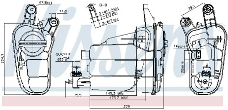 Расширительный бак NISSENS 996128
