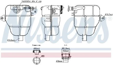 Бачок компенсационный First Fit NISSENS 996218