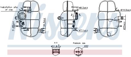 Расширительный бачок NISSENS 996237