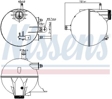Бачок компенсирующий NISSENS 996295