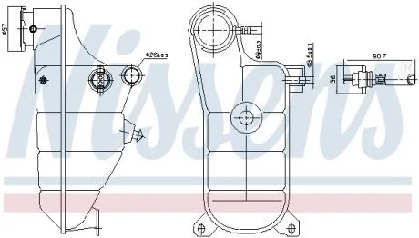 Бачок компенсационный NISSENS 996364