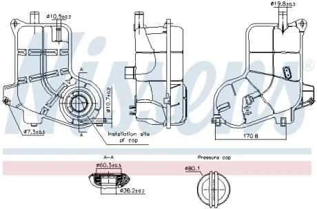 Бачок компенсационный First Fit NISSENS 996368