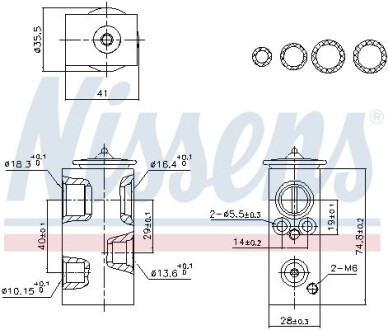 Клапан кондиціонера First Fit NISSENS 999457