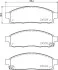 Гальмівні колодки FIAT/MITSUBISHI Fullback/L200 "F "04>> NISSHINBO NP3016SC (фото 1)