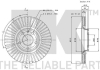 Гальмівний диск NK 204773 (фото 3)