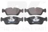 Колодки дисковых тормозов NK 221525
