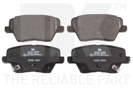 Гальмівні дискові колодки, комплект NK 223460