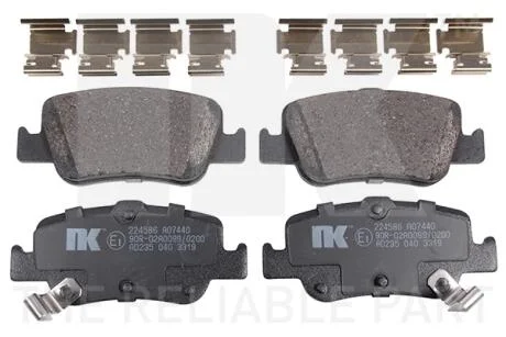 Колодки гальм дискових NK 224586