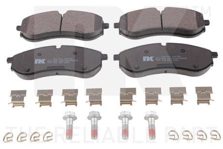 Гальмівні дискові колодки, комплект NK 2247160