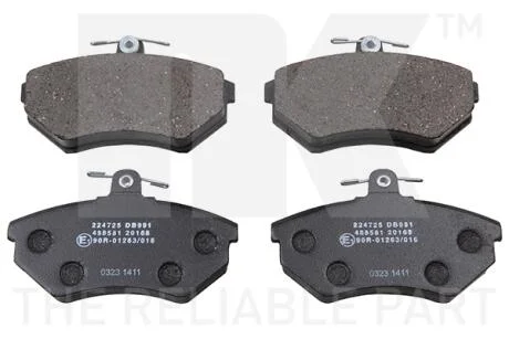 Колодки гальм дискових NK 224725