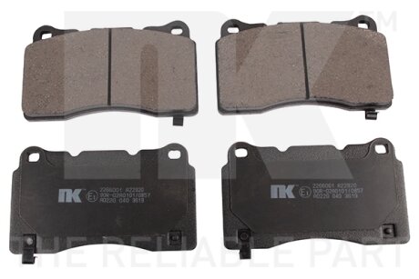 Гальмівні дискові колодки, комплект NK 2266001