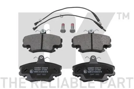 Колодки тормозные NK 229957