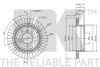 Диск гальмівний невентильований NK 311539 (фото 3)