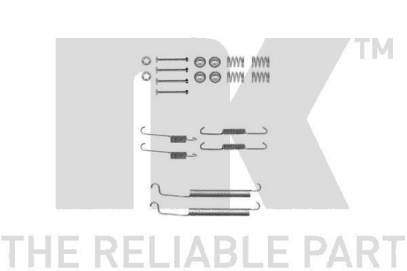 Монтажный к-т колодок барабанных NK 7919756