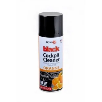 Полироль приборной панели BLACK Cockpit Cleaner 200ml, апельсин NOWAX NX00203