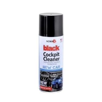 Полироль приборной панели BLACK Cockpit Cleaner 200ml, новая машина NOWAX NX00205