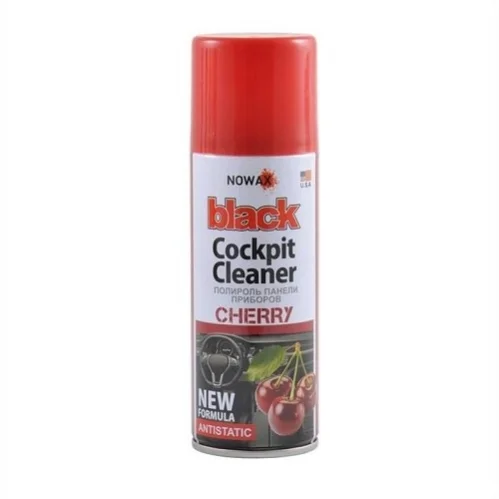Полироль приборной панели BLACK Cockpit Cleaner 200ml, вишня NOWAX NX00207 (фото 1)