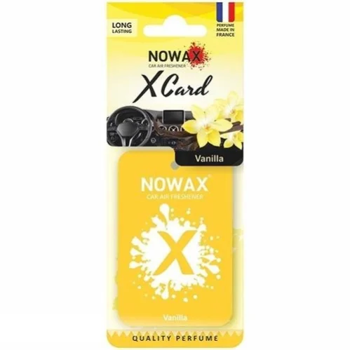 Автомобильный ароматизатор воздуха серия "X CARD" - Vanilla NOWAX NX07536 (фото 1)
