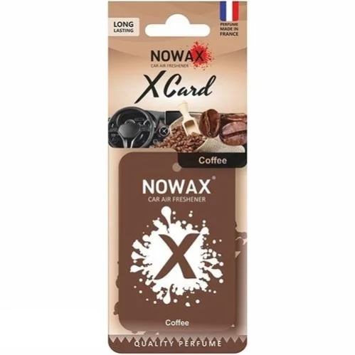 Автомобильный ароматизатор воздуха серия " X CARD" - Coffee NOWAX NX07541 (фото 1)