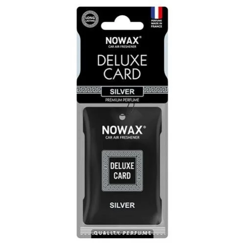 Ароматизатор целлюлозный Nowax серия Delux Card 6 г. - Silver NOWAX NX07732 (фото 1)