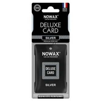 Ароматизатор целлюлозный Nowax серия Delux Card 6 г. - Silver NOWAX NX07732