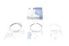 Кільця поршневі Citroen C2/C3/C4/Peugeot 206/207/307 1.4 03- (75.00mm/STD) (1.2-1.5-2.5) NPR 120 037 0059 00 (фото 2)