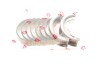 Вкладыши коренные Hyundai Accent/Getz 1.5 CRDi 02-05 (+0.25) NPR 180 087 0004 15 (фото 5)