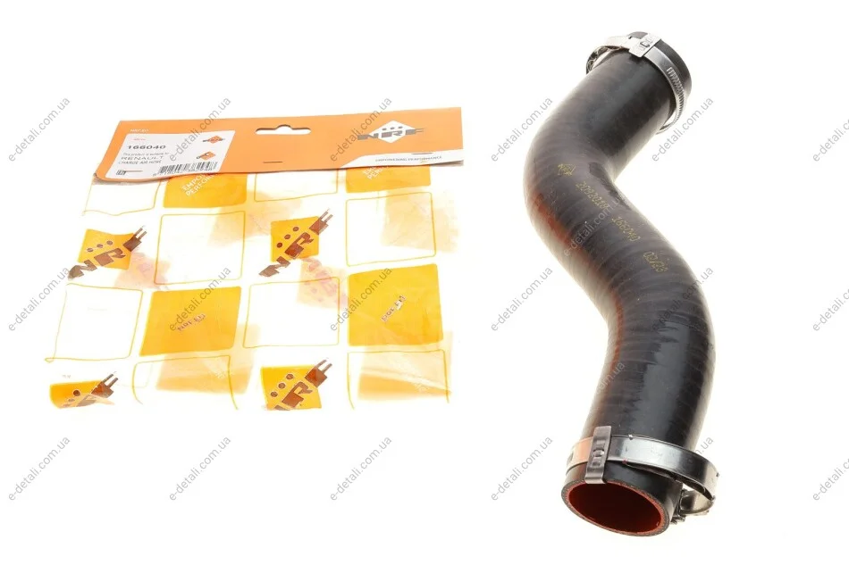 Патрубок інтеркулера Renault Kangoo 1.5dCi 08- NRF 166040 (фото 1)