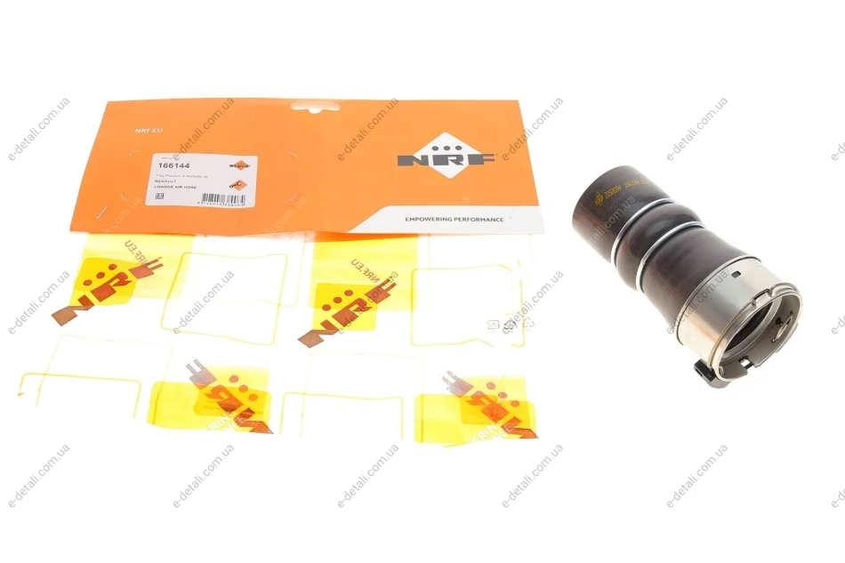 Патрубок інтеркулера Renault Megane III/ Scenic 1.5 dCi 09- NRF 166144 (фото 1)