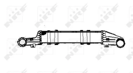 Радіатор інтеркулера MB E-class (W210) 2.7/3.2D 99-03 NRF 30421
