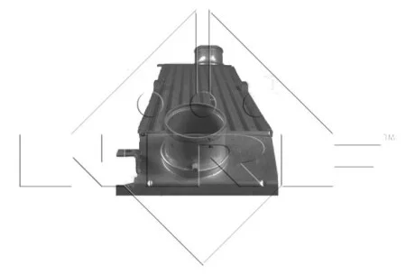 Радиатор интеркулера Fiat Ducato 2.0/2.3 D 06- NRF 30535