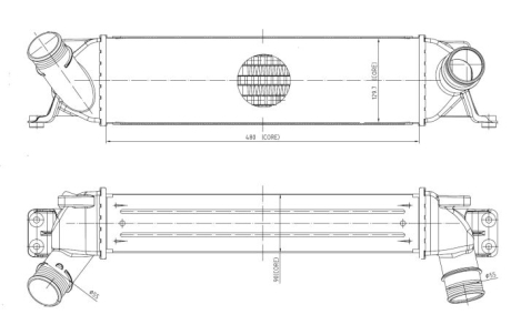 Интеркуллер NRF 309062 (фото 1)