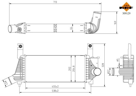 Інтеркулер NRF 309129