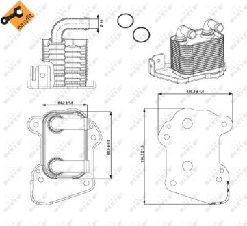 Охладитель смазки NRF 31345