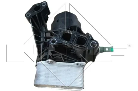 Корпус фильтра масляного VW Golf/Caddy/Crafter 2.0TDI 15-/Audi A3/Q2 1.6/2.0 TDI 15- (с радиатором) NRF 31356