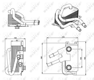 Охладитель смазки NRF 31748