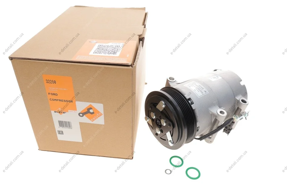 Компрессор кондиционера Ford C-Max/Kuga/Volvo C30/C70/S40/V50 2.0D 03-12 NRF 32250 (фото 1)