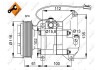 Компрессор кондиционера NRF 32687 (фото 2)