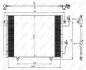 Радиатор кондиционера Mitsubishi Pajero 3.2D 06- NRF 350049 (фото 1)
